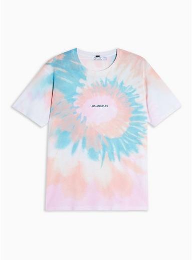 Topman Mens Multi La Tie Dye T-shirt