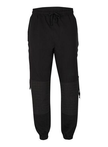 Topman Mens Aaa Black Lace Up Casual Pants