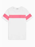 Selected Homme Mens Selected Homme Pink Stripe T-shirt