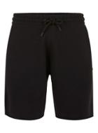 Topman Mens Black Raw Hem Jersey Shorts
