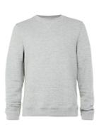 Topman Mens Mid Grey Grey Quilted Sweatshirt