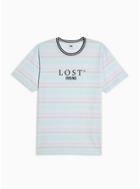 Topman Mens Multi Lost And Found Stripe T-shirt
