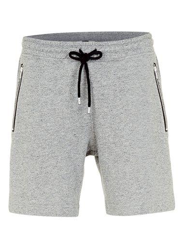 Topman Mens Grey Salt And Pepper Jersey Shorts