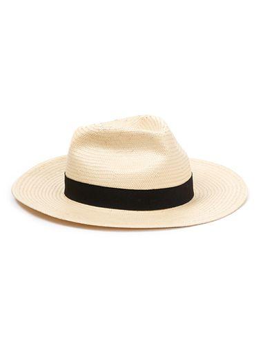 Topman Mens Brown Selected Homme Straw Hat