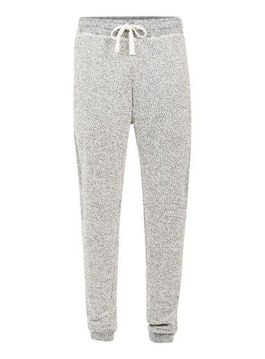 Topman Mens Black Textured Skinny Joggers