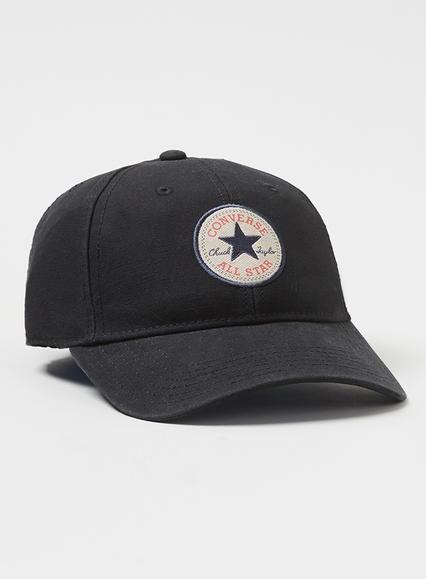 Topman Mens Black Converse Curved Peak Cap