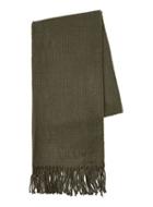 Topman Mens Khaki Crosshatch Scarf