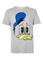 Topman Mens Mid Grey Grey Donald Duck T-shirt