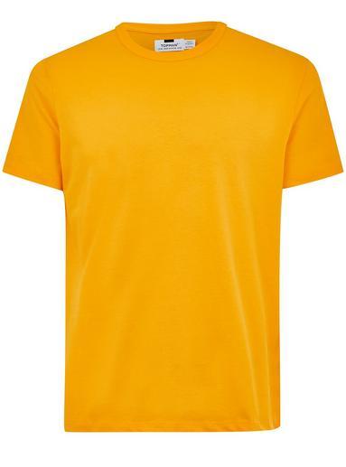 Topman Mens Classic Yellow T-shirt