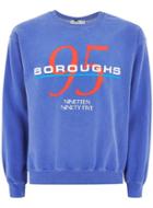 Topman Mens Cobalt Blue Printed Sweat