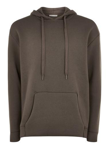 Topman Mens Selected Homme Green Hoodie