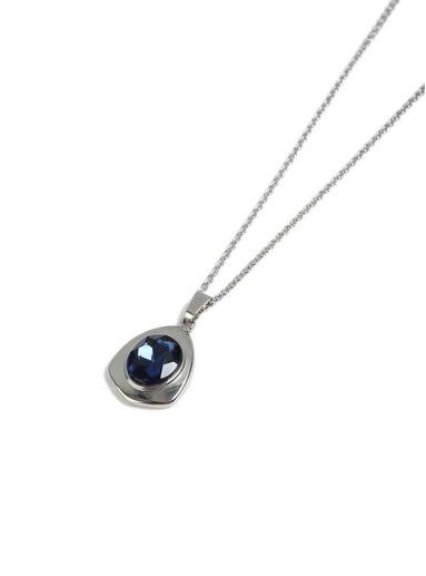 Topman Mens Blue Silver Charm Necklace*