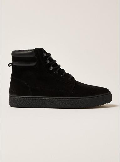 Topman Mens Black Suede Hilton Boots