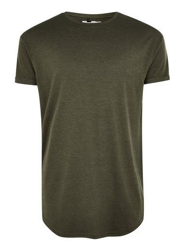 Topman Mens Black Khaki Premium T-shirt
