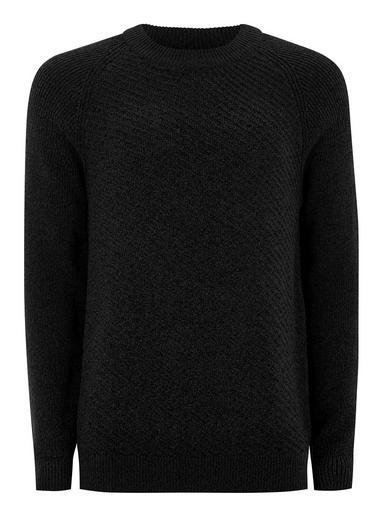 Topman Mens Selected Homme Black High Neck T-shirt