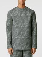 Topman Mens Black Aaa Mono Rain Print Sweater
