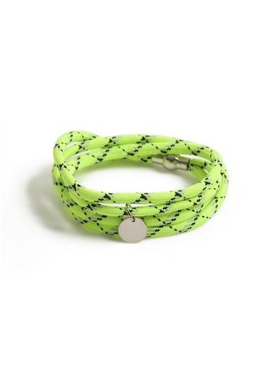 Topman Mens Yellow Fabric Bracelet*