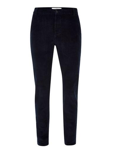 Topman Mens Navy Corduroy Stretch Skinny Trousers
