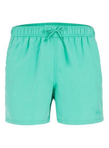 Topman Mens Mint Green Embroidered Swim Shorts