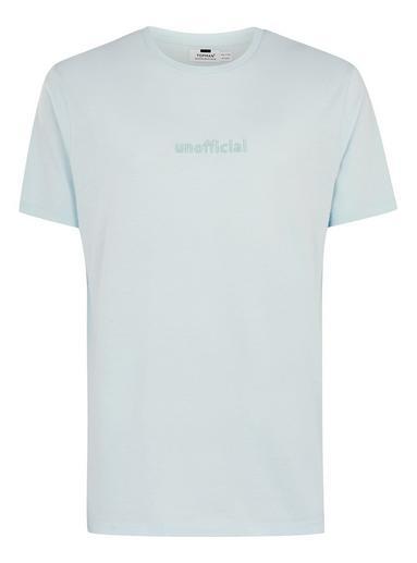 Topman Mens Blue 'unofficial' T-shirt