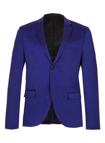 Topman Bright Blue Skinny Fit Blazer