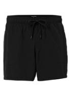 Topman Mens Topman Premium Black Swim Shorts