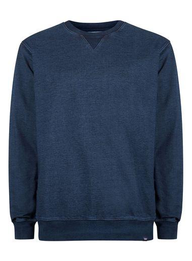 Topman Mens Blue Wood Wood Navy Sweater