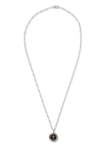 Topman Mens Silver Look Pendant Necklace*