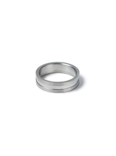 Topman Mens Silver Ridge Ring*