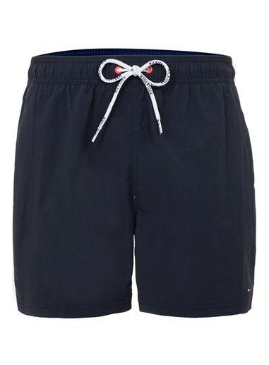 Topman Mens Blue Hilfiger Denim Navy Swim Shorts