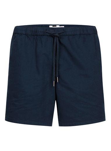 Topman Mens Navy Canvas Shorts