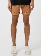 Topman Mens Brown Tan Chino Shorts