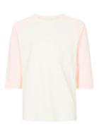 Topman Mens Multi Ltd Pink And White Baseball T-shirt
