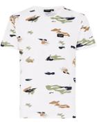 Nicce Mens Nicce White Camouflage T-shirt
