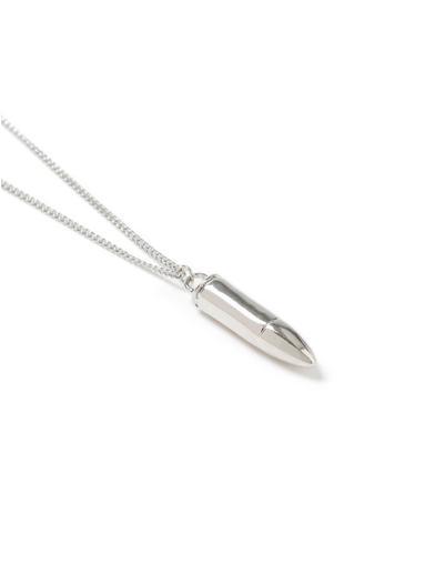 Topman Mens Silver Shard Pendant*