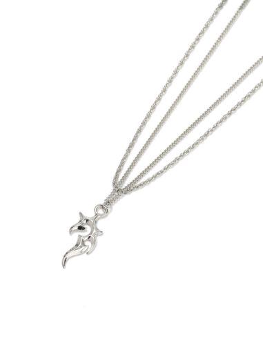 Topman Mens Silver Multirow Necklace*