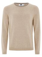 Topman Mens Stone Camel And Black Sweater