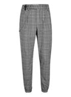 Topman Mens Multi Black And White Joggers With Chain