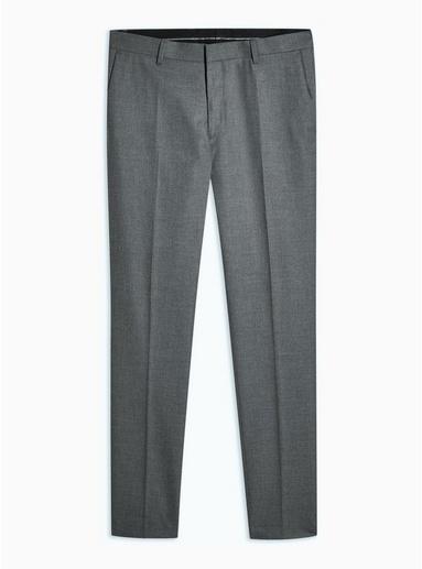 Topman Mens Grey Super Skinny Fit Suit Pants