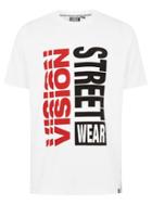 Topman Mens Vision Street Wear White 80's Logo T-shirt