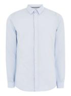 Topman Mens Selected Homme's Blue Long Sleeve Shirt