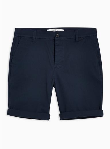 Topman Mens Navy Stretch Skinny Chinos Shorts