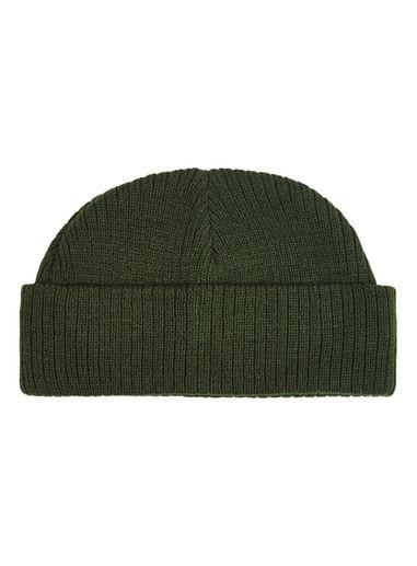 Topman Mens Khaki Olive Fisherman Style Beanie