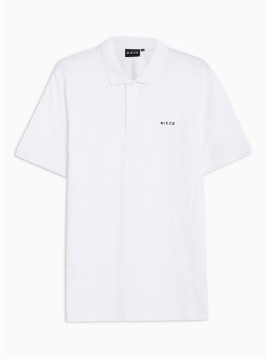 Nicce Mens Nicce White Polo Shirt