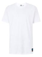 Topman Mens White Color Block 'topman' T-shirt