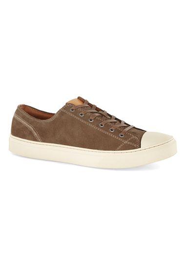 Topman Mens Khaki Suede Premium Sneakers