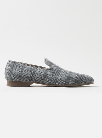 Topman Mens House Of Hounds Grey Check Loafers
