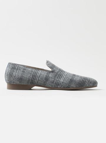 Topman Mens House Of Hounds Grey Check Loafers