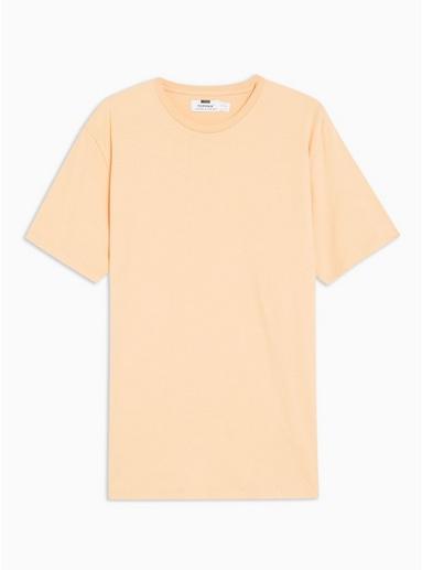 Topman Mens Orange Peach Classic T-shirt