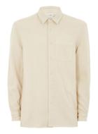Topman Mens Cream Ltd Ecru Carson Heavyweight Shirt